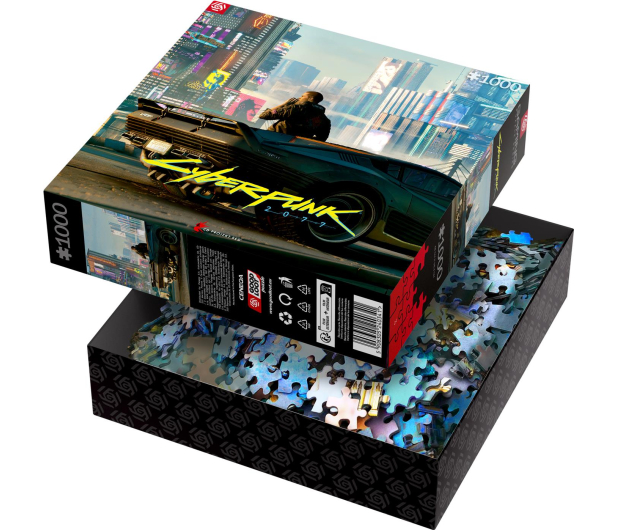GOOD LOOT Gaming Puzzle: Cyberpunk 2077: Mercenary on the Rise Puzzles 1000 - 1068685 - zdjęcie 3